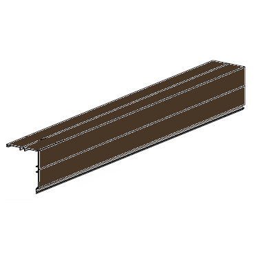 RHKR-000102 # Профиль алюминиевый угловой для защитного короба коричневый