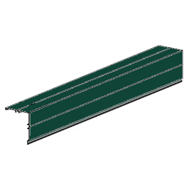 RHKR-000105 # Профиль алюминиевый угловой для защитного короба зелёный