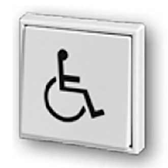 4513211 # Внутренний клавишный выключатель для PortaMatic с изображением инвалидной коляски, белый