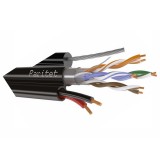 complex F/UTP 4 Cat5e PVC/PEtr 2х0,5   Комбинированный Lan кабель