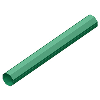 RV70/1.2/RAL6005 # Столб несущий 70мм*1.2мм RAL6005 (зеленый) (3500)