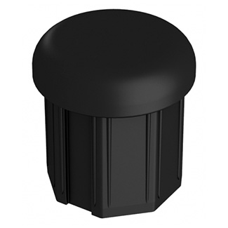 SOG70/12PVC # Заглушка 70 для столба (пластиковая) черная