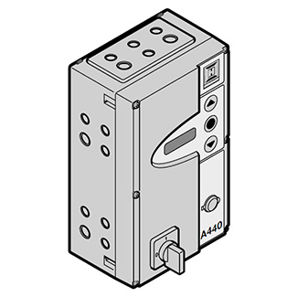636601 # Блок управления в сборе, в корпусе с главным выключателем, с пакетом принадлежностей, A 440