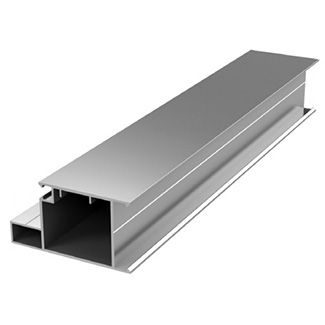 DHSP-00146/M # Профиль алюминиевой рамы основной RAL7004 серый