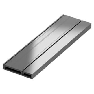 DHFP-00301/M # Профиль алюминиевый наличник 150 мм для встроенного монтажа, белый