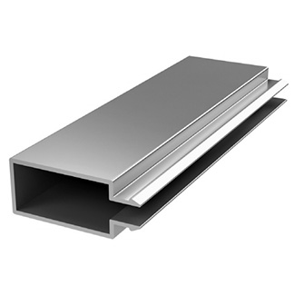 DHSP-00168/M # Профиль алюминиевый штапик RAL9006 серебристый