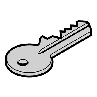 638444 # Ключ разблокировки для универсального замка STA 90 / 180 / 220 / DTH 700