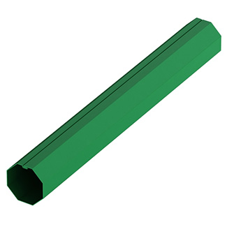 RV40/0.6/RAL6005 # Столб несущий 40мм*0.6мм (для наклонных элементов) RAL6005 зеленый