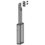 DSI22502   Ножка откидная левая L = 260/310 мм для уравнительных платформ DS и DSI длиной 2500 мм