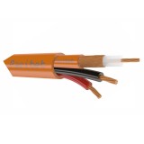 КВК-П-2 2х0,5 нг(А)-НF   Комбинированный кабель для видеонаблюдения не распространяющий горение
