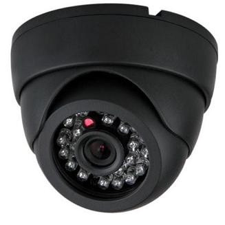 SAF-IPA300.Full HD black # Купольная IP видеокамера с ИК подсветкой